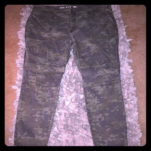 Ava & Viv Pants - Ava&Viv Sz 24 Camo Jegging